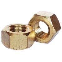 HNF516B 5/16"-24 Finished Hex Nut, Fine, Brass